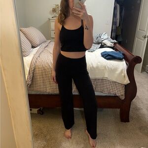 Lululemon Athletica Black Wide Leg Pants